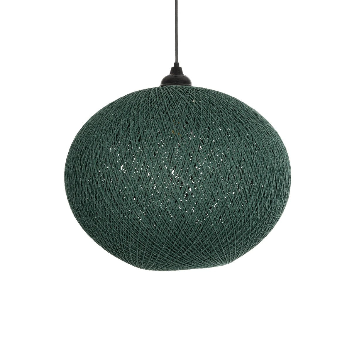 SOLEI 205-0013 Boho Κρεμαστό Φωτιστικό Οροφής με Ντουί 1 x E27 AC 220-240V IP20 - Πράσινο - M40 x Π40 x Υ36