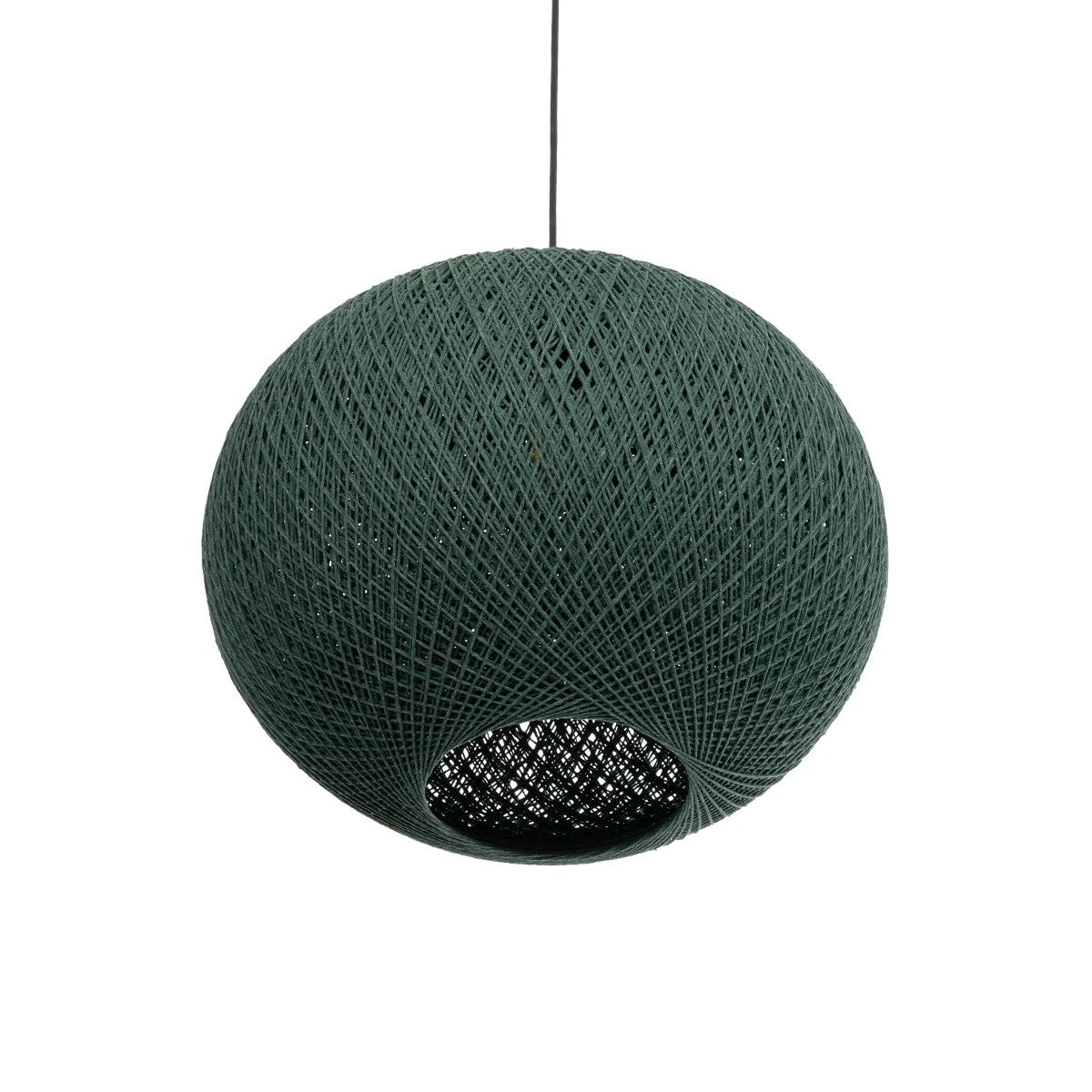 SOLEI 205-0013 Boho Κρεμαστό Φωτιστικό Οροφής με Ντουί 1 x E27 AC 220-240V IP20 - Πράσινο - M40 x Π40 x Υ36