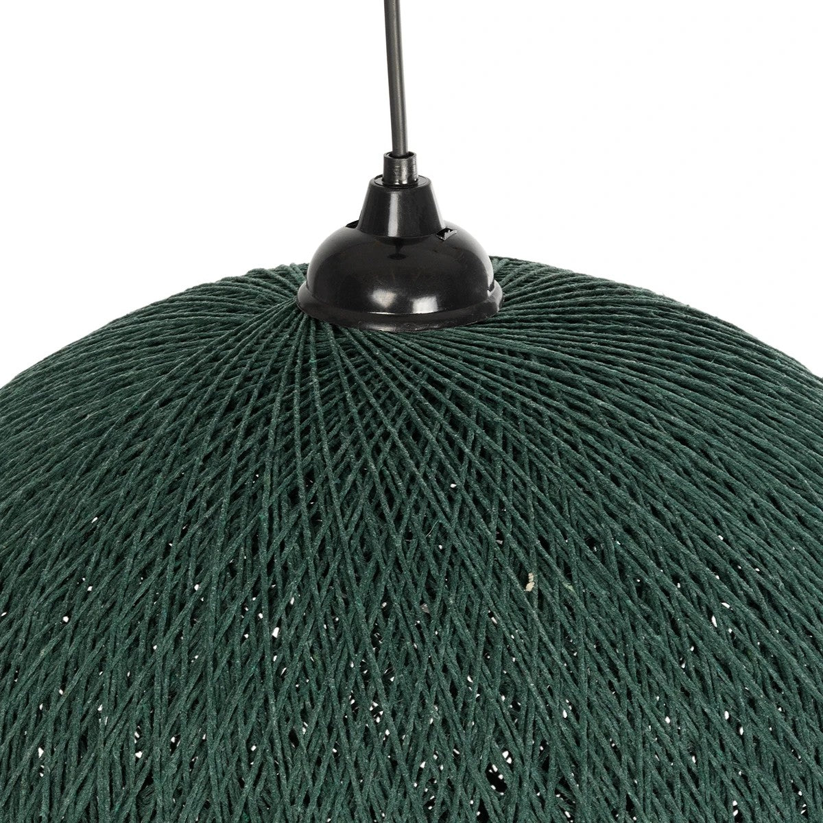 SOLEI 205-0013 Boho Κρεμαστό Φωτιστικό Οροφής με Ντουί 1 x E27 AC 220-240V IP20 - Πράσινο - M40 x Π40 x Υ36