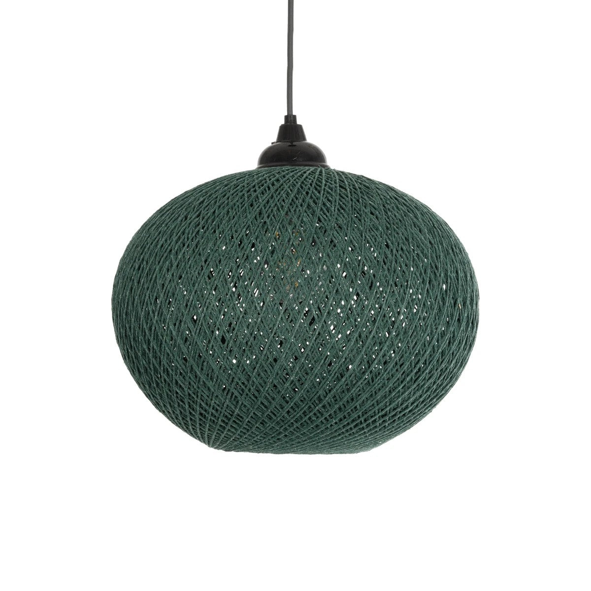 SOLEI 205-0014 Boho Κρεμαστό Φωτιστικό Οροφής με Ντουί 1 x E27 AC 220-240V IP20 - Πράσινο - M30 x Π30 x Υ26