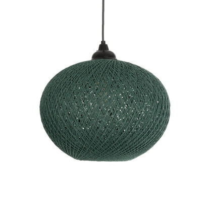 SOLEI 205-0014 Boho Κρεμαστό Φωτιστικό Οροφής με Ντουί 1 x E27 AC 220-240V IP20 - Πράσινο - M30 x Π30 x Υ26
