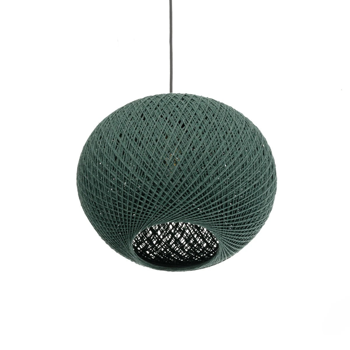 SOLEI 205-0014 Boho Κρεμαστό Φωτιστικό Οροφής με Ντουί 1 x E27 AC 220-240V IP20 - Πράσινο - M30 x Π30 x Υ26