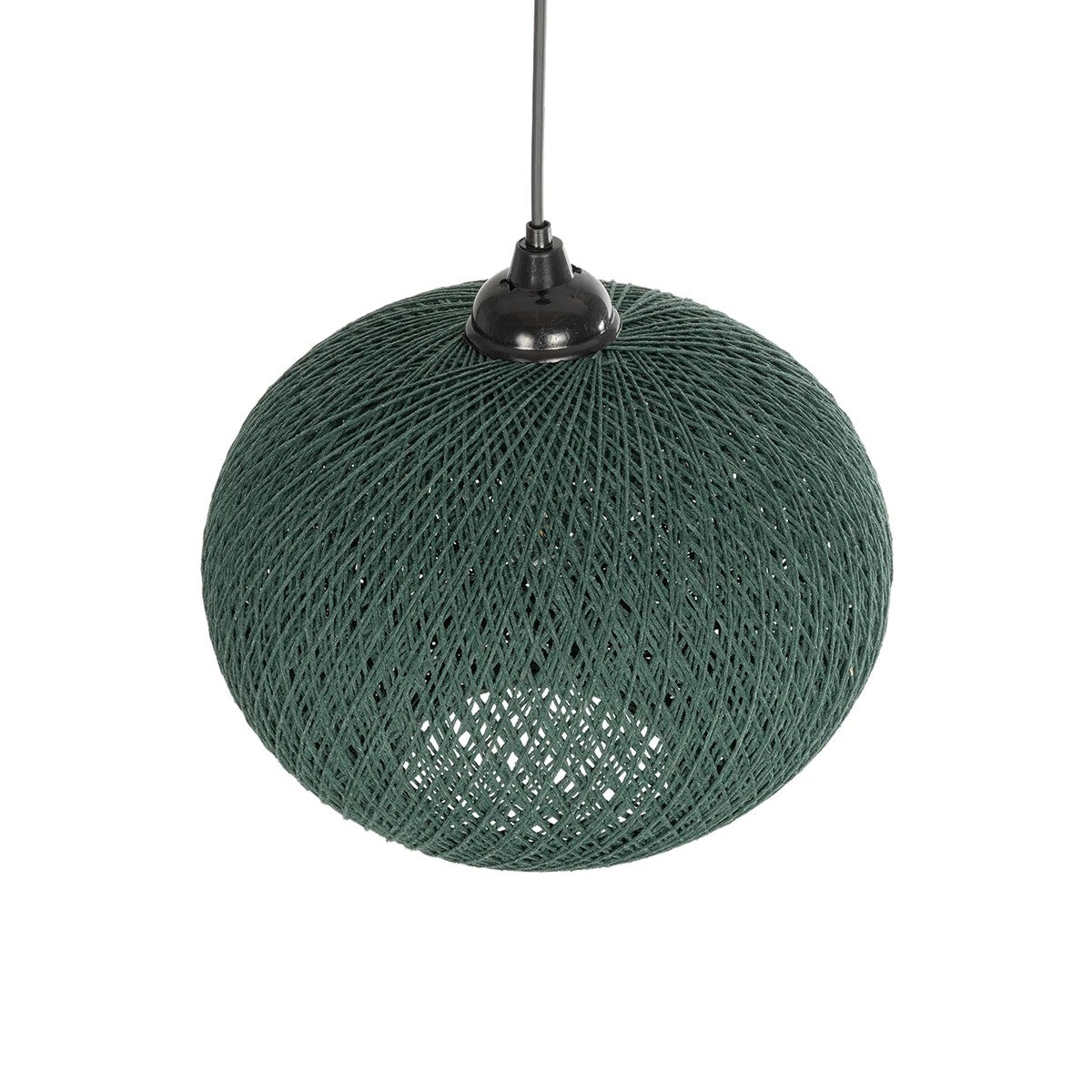 SOLEI 205-0014 Boho Κρεμαστό Φωτιστικό Οροφής με Ντουί 1 x E27 AC 220-240V IP20 - Πράσινο - M30 x Π30 x Υ26