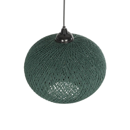 SOLEI 205-0014 Boho Κρεμαστό Φωτιστικό Οροφής με Ντουί 1 x E27 AC 220-240V IP20 - Πράσινο - M30 x Π30 x Υ26