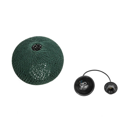 SOLEI 205-0015 Boho Κρεμαστό Φωτιστικό Οροφής με Ντουί 1 x E27 AC 220-240V IP20 - Πράσινο - M20 x Π20 x Υ25