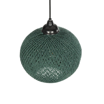 SOLEI 205-0015 Boho Κρεμαστό Φωτιστικό Οροφής με Ντουί 1 x E27 AC 220-240V IP20 - Πράσινο - M20 x Π20 x Υ25