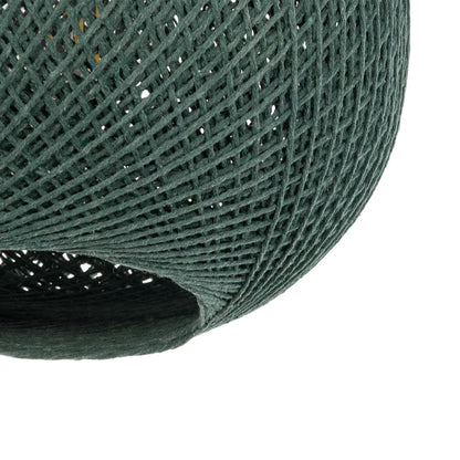 SOLEI 205-0015 Boho Κρεμαστό Φωτιστικό Οροφής με Ντουί 1 x E27 AC 220-240V IP20 - Πράσινο - M20 x Π20 x Υ25