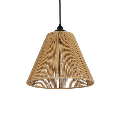 HUTT 205-0017 Boho Κρεμαστό Φωτιστικό Οροφής με Ντουί 1 x E27 AC 220-240V IP20 - Μπεζ - M25 x Π25 x Υ20