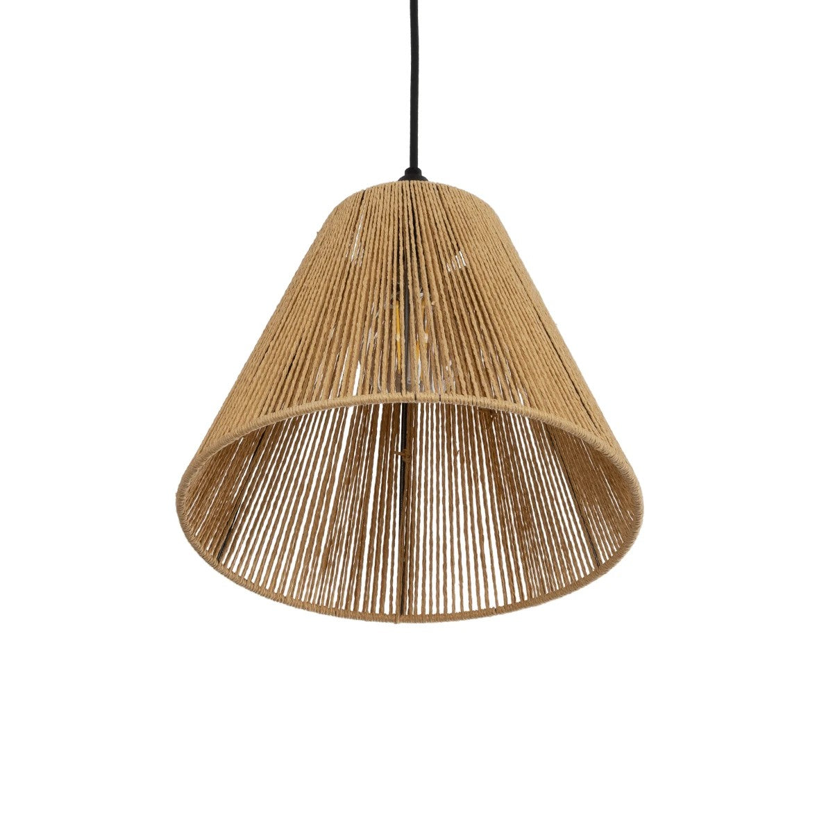 HUTT 205-0017 Boho Κρεμαστό Φωτιστικό Οροφής με Ντουί 1 x E27 AC 220-240V IP20 - Μπεζ - M25 x Π25 x Υ20