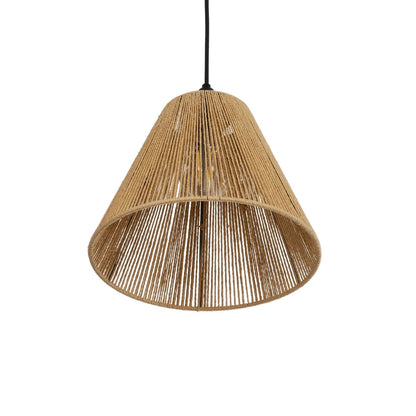 HUTT 205-0017 Boho Κρεμαστό Φωτιστικό Οροφής με Ντουί 1 x E27 AC 220-240V IP20 - Μπεζ - M25 x Π25 x Υ20