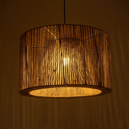 ZYLINDER 205-0022 Boho Κρεμαστό Φωτιστικό Οροφής με Ντουί 1 x E27 AC 220-240V IP20 - Μπεζ - M50 x Π50 x Υ32