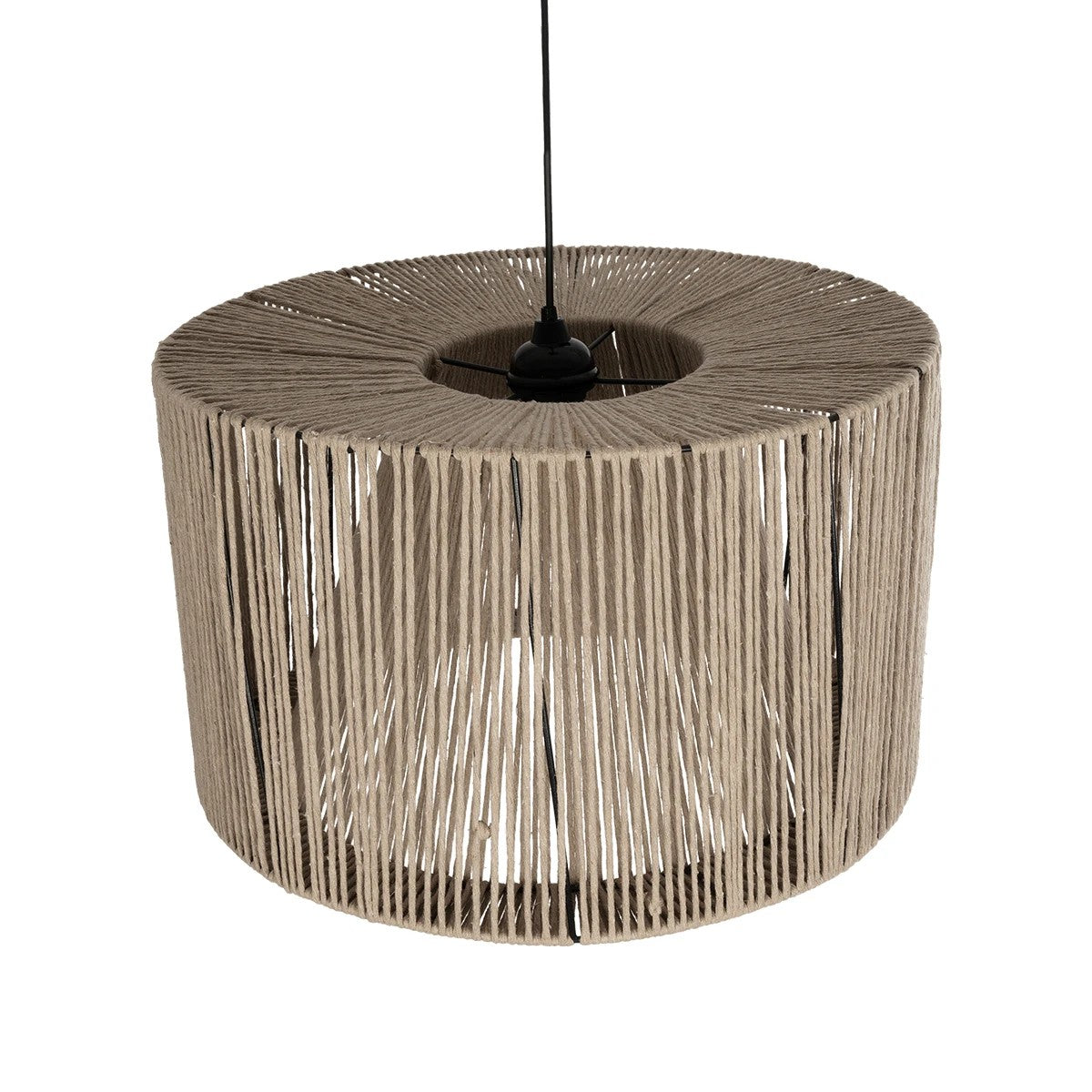 ZYLINDER 205-0022 Boho Κρεμαστό Φωτιστικό Οροφής με Ντουί 1 x E27 AC 220-240V IP20 - Μπεζ - M50 x Π50 x Υ32