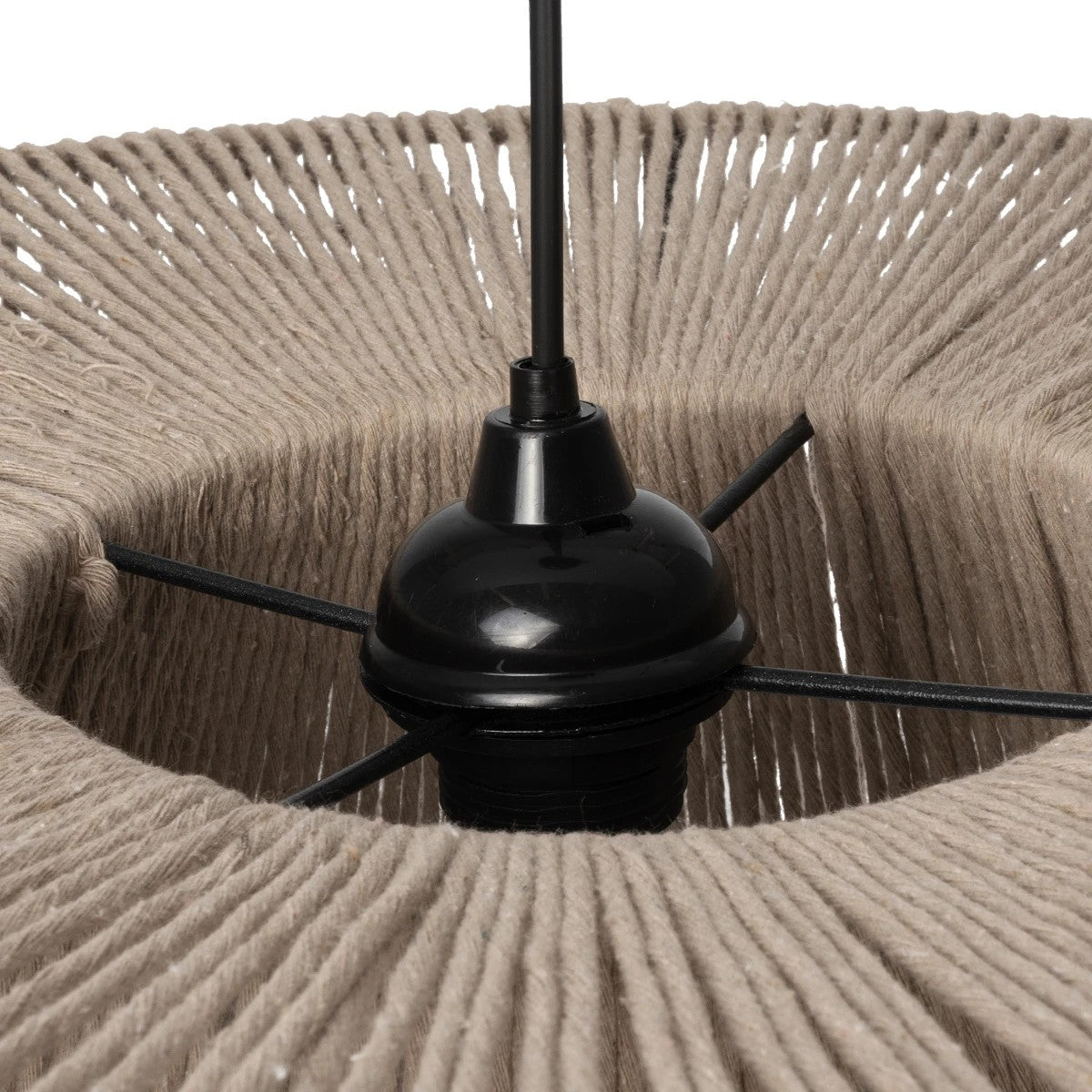 ZYLINDER 205-0022 Boho Κρεμαστό Φωτιστικό Οροφής με Ντουί 1 x E27 AC 220-240V IP20 - Μπεζ - M50 x Π50 x Υ32