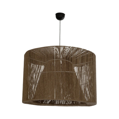 ZYLINDER 205-0023 Boho Κρεμαστό Φωτιστικό Οροφής με Ντουί 1 x E27 AC 220-240V IP20 - Καφέ - M80 x Π80 x Υ51