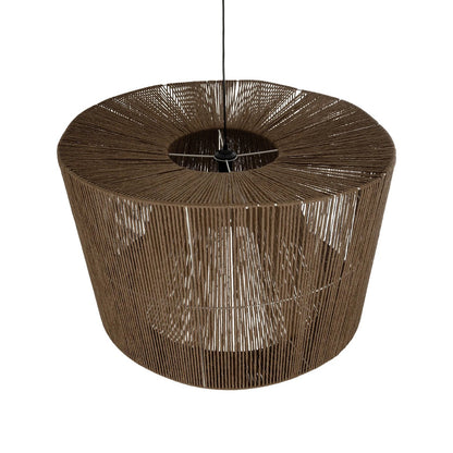 ZYLINDER 205-0023 Boho Κρεμαστό Φωτιστικό Οροφής με Ντουί 1 x E27 AC 220-240V IP20 - Καφέ - M80 x Π80 x Υ51