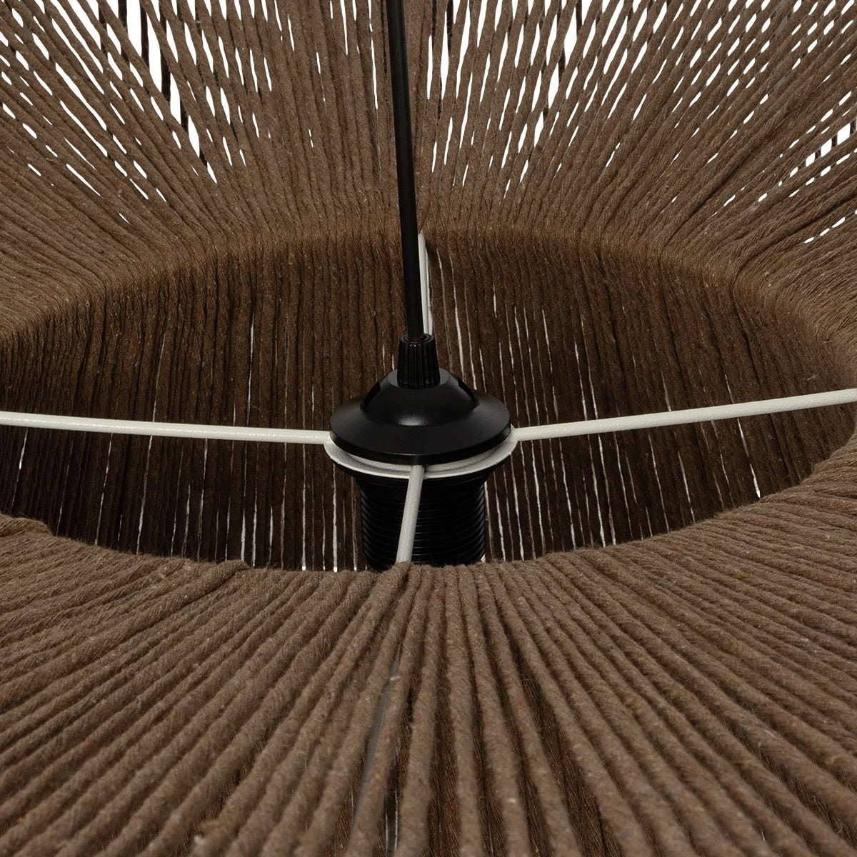 ZYLINDER 205-0023 Boho Κρεμαστό Φωτιστικό Οροφής με Ντουί 1 x E27 AC 220-240V IP20 - Καφέ - M80 x Π80 x Υ51