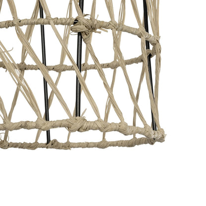 NETI 205-0024 Boho Κρεμαστό Φωτιστικό Οροφής με Ντουί 1 x E27 AC 220-240V IP20 - Μπεζ - M20 x Π20 x Υ49