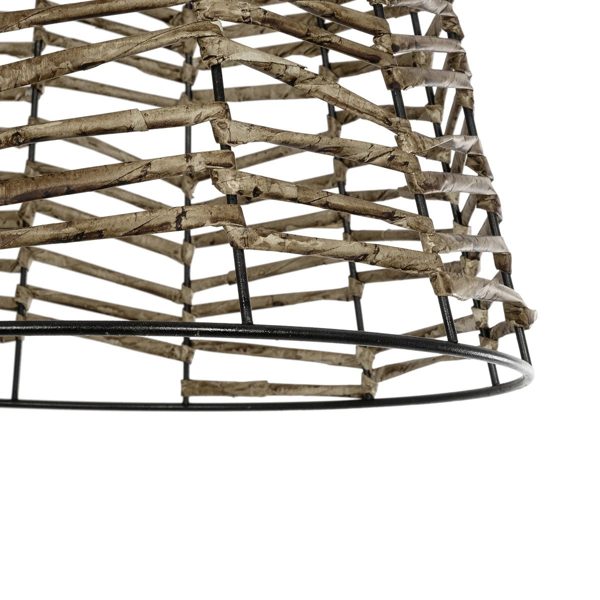 NETZ 205-0026 Boho Κρεμαστό Φωτιστικό Οροφής με Ντουί 1 x E27 AC 220-240V IP20 - Μπεζ - M30 x Π30 x Υ38