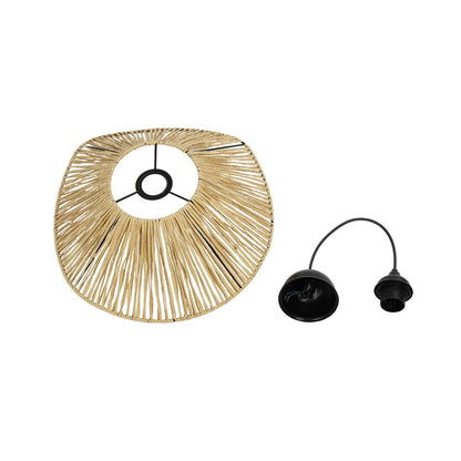 CHAPEAU 205-0028 Boho Κρεμαστό Φωτιστικό Οροφής με Ντουί 1 x E27 AC 220-240V IP20 - Μπεζ - M41 x Π41 x Υ17