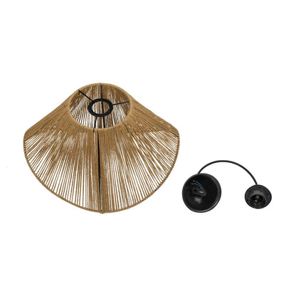 ECLAIR 205-0030 Boho Κρεμαστό Φωτιστικό Οροφής με Ντουί 1 x E27 AC 220-240V IP20 - Μπεζ - M41 x Π27 x Υ29