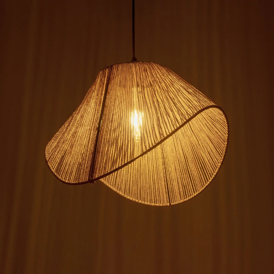 ECLAIR 205-0030 Boho Κρεμαστό Φωτιστικό Οροφής με Ντουί 1 x E27 AC 220-240V IP20 - Μπεζ - M41 x Π27 x Υ29