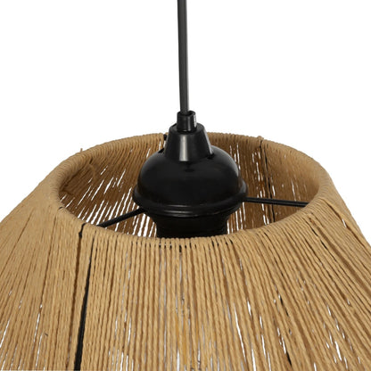 ECLAIR 205-0030 Boho Κρεμαστό Φωτιστικό Οροφής με Ντουί 1 x E27 AC 220-240V IP20 - Μπεζ - M41 x Π27 x Υ29