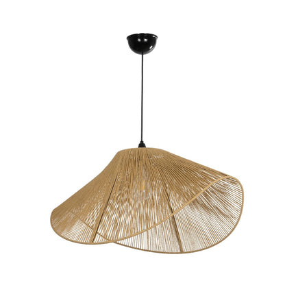 ECLAIR 205-0031 Boho Κρεμαστό Φωτιστικό Οροφής με Ντουί 1 x E27 AC 220-240V IP20 - Μπεζ - M70 x Π40 x Υ32