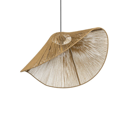 ECLAIR 205-0031 Boho Κρεμαστό Φωτιστικό Οροφής με Ντουί 1 x E27 AC 220-240V IP20 - Μπεζ - M70 x Π40 x Υ32