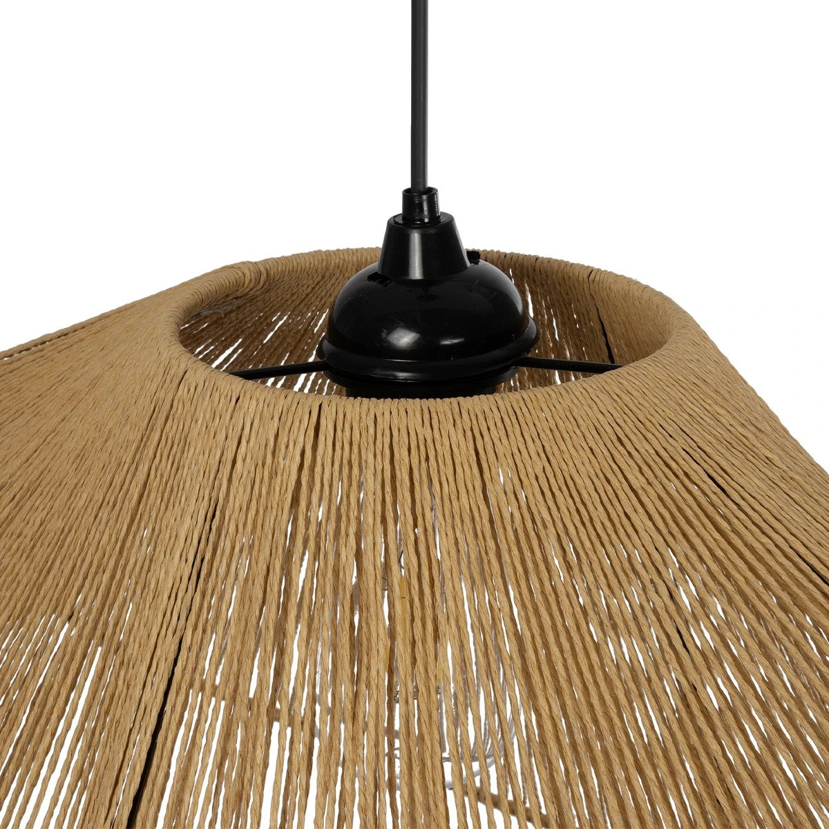 ECLAIR 205-0031 Boho Κρεμαστό Φωτιστικό Οροφής με Ντουί 1 x E27 AC 220-240V IP20 - Μπεζ - M70 x Π40 x Υ32