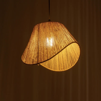 ELDA 205-0032 Boho Κρεμαστό Φωτιστικό Οροφής με Ντουί 1 x E27 AC 220-240V IP20 - Μπεζ - M32 x Π21 x Υ24