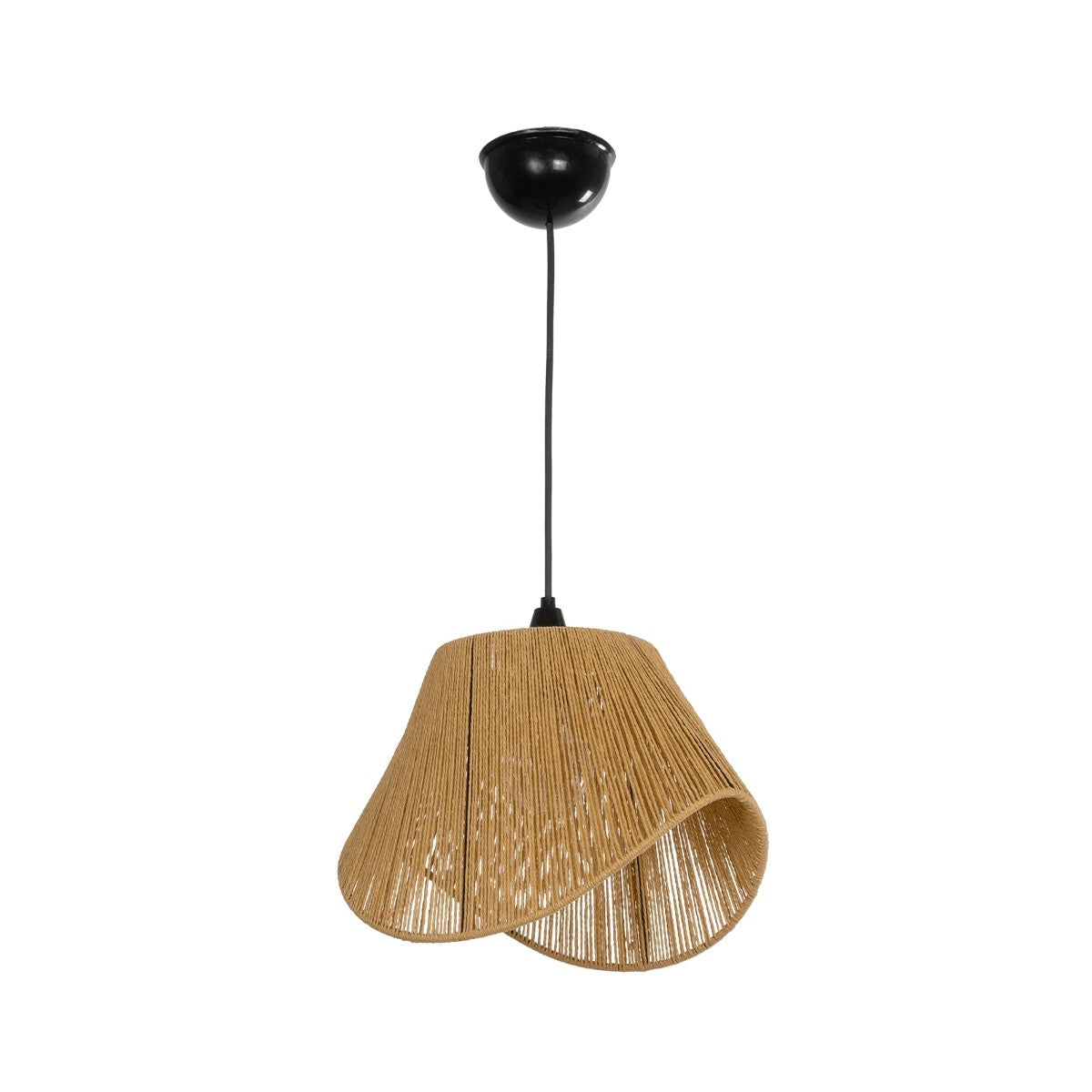 ELDA 205-0032 Boho Κρεμαστό Φωτιστικό Οροφής με Ντουί 1 x E27 AC 220-240V IP20 - Μπεζ - M32 x Π21 x Υ24