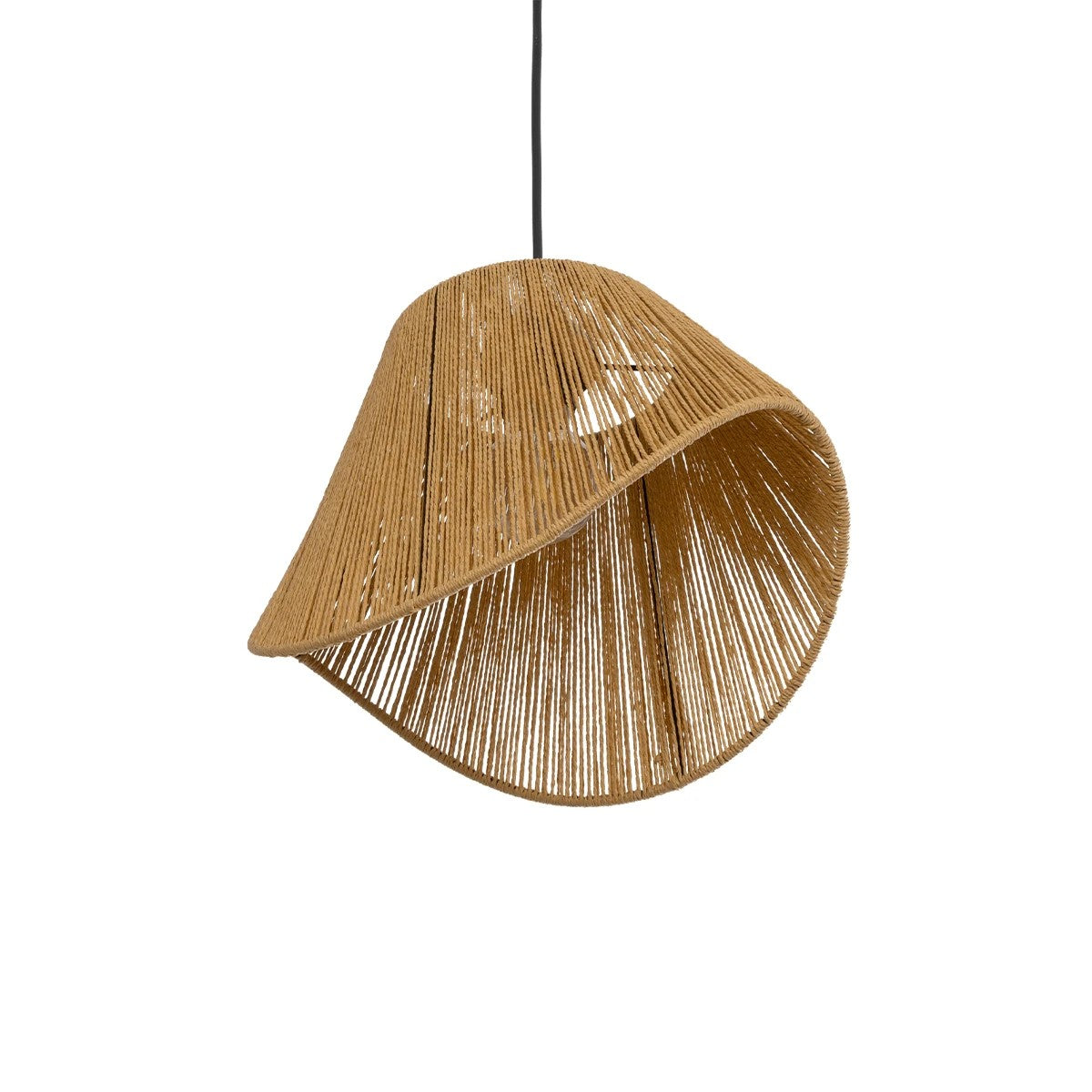 ELDA 205-0032 Boho Κρεμαστό Φωτιστικό Οροφής με Ντουί 1 x E27 AC 220-240V IP20 - Μπεζ - M32 x Π21 x Υ24