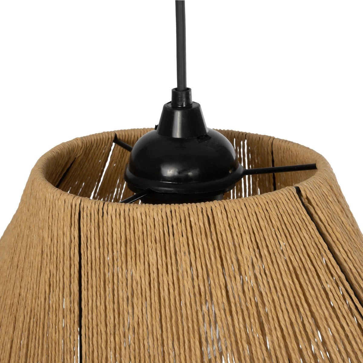 ELDA 205-0032 Boho Κρεμαστό Φωτιστικό Οροφής με Ντουί 1 x E27 AC 220-240V IP20 - Μπεζ - M32 x Π21 x Υ24