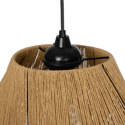 ELDA 205-0032 Boho Κρεμαστό Φωτιστικό Οροφής με Ντουί 1 x E27 AC 220-240V IP20 - Μπεζ - M32 x Π21 x Υ24