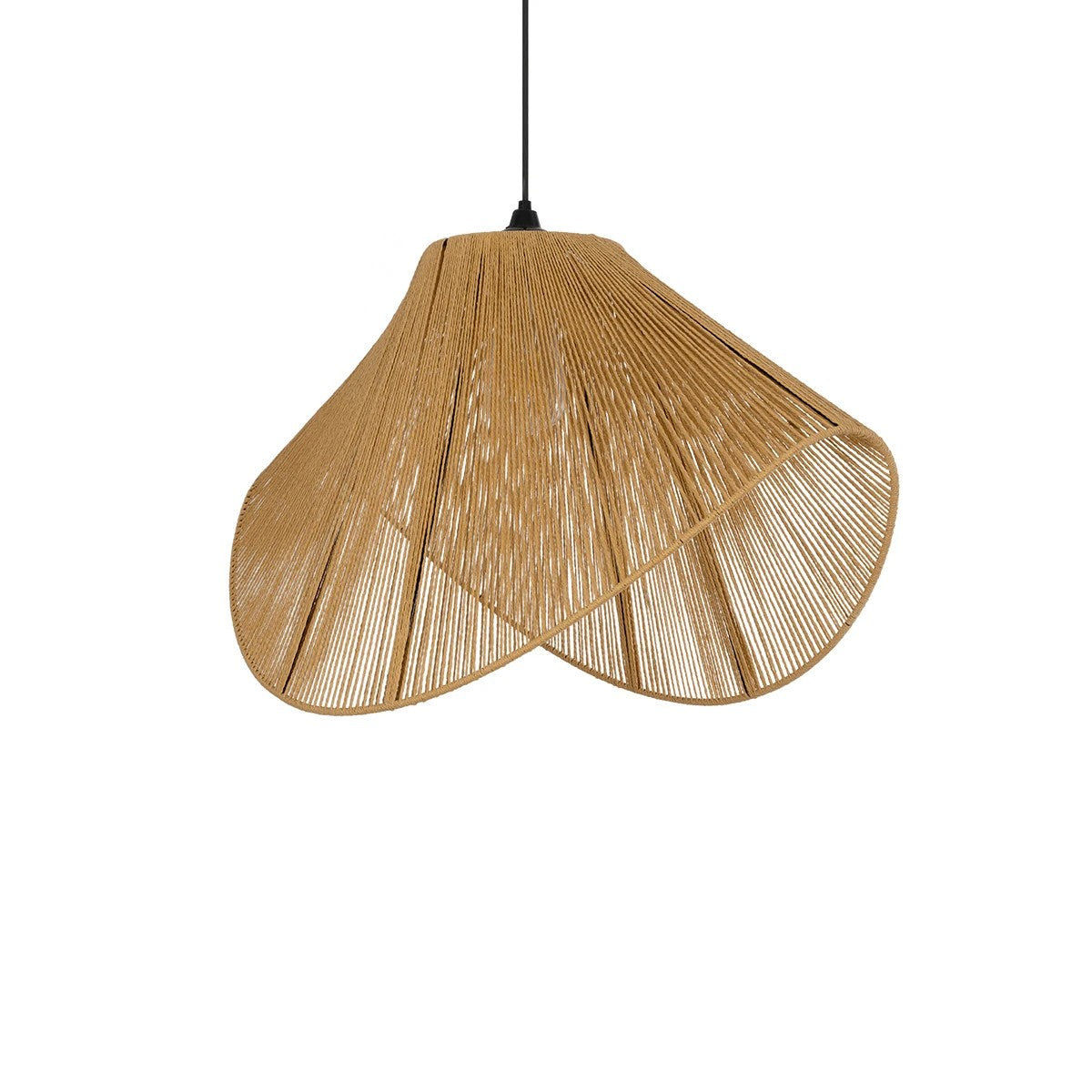 ELDA 205-0033 Boho Κρεμαστό Φωτιστικό Οροφής με Ντουί 1 x E27 AC 220-240V IP20 - Μπεζ - M68 x Π34 x Υ39