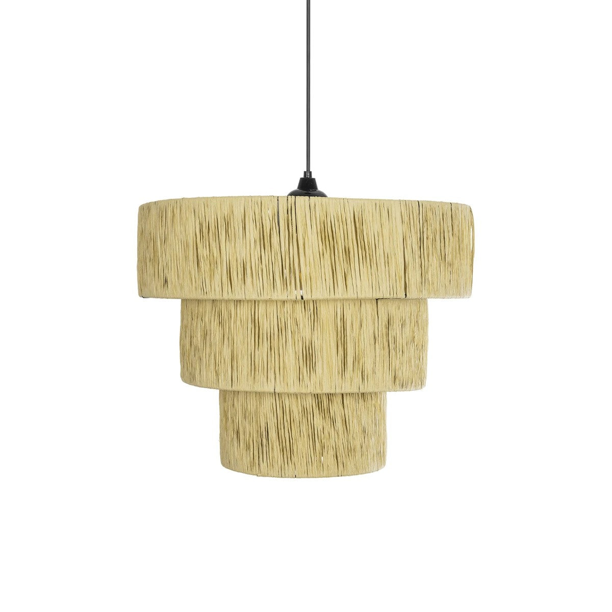 COROIN 205-0034 Boho Κρεμαστό Φωτιστικό Οροφής με Ντουί 1 x E27 AC 220-240V IP20 - Μπεζ - M40 x Π40 x Υ35