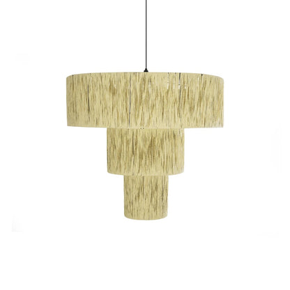 COROIN 205-0035 Boho Κρεμαστό Φωτιστικό Οροφής με Ντουί 1 x E27 AC 220-240V IP20 - Μπεζ - M70 x Π70 x Υ64