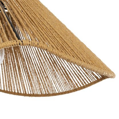 COURBE 205-0038 Boho Κρεμαστό Φωτιστικό Οροφής με Ντουί 1 x E27 AC 220-240V IP20 - Μπεζ - M40 x Π40 x Υ17