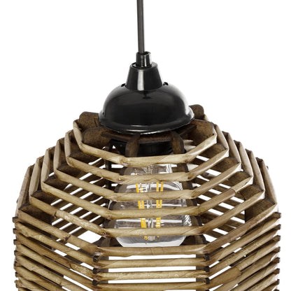 JUTTO 205-0040 Boho Κρεμαστό Φωτιστικό Οροφής με Ντουί 1 x E27 AC 220-240V IP20 - Μπεζ - M20 x Π20 x Υ18