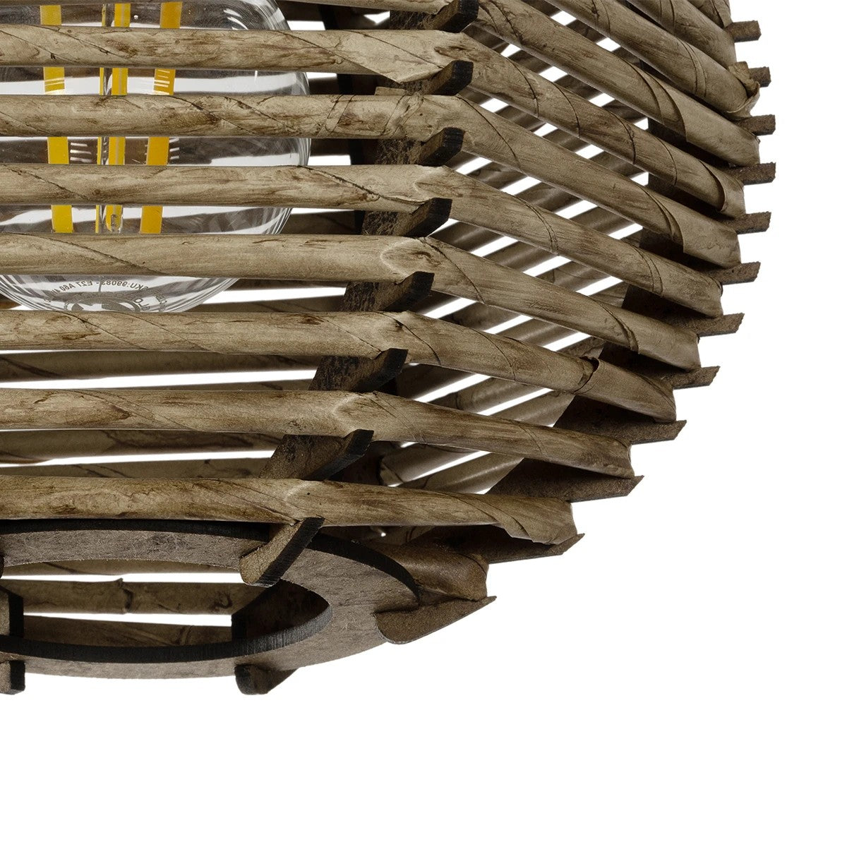 JUTTI 205-0041 Boho Κρεμαστό Φωτιστικό Οροφής με Ντουί 1 x E27 AC 220-240V IP20 - Μπεζ - M20 x Π20 x Υ18