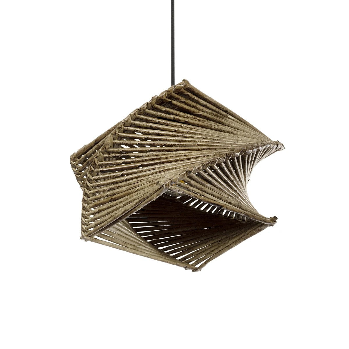 HUSLE 205-0043 Boho Κρεμαστό Φωτιστικό Οροφής με Ντουί 1 x E27 AC 220-240V IP20 - Μπεζ - M28 x Π28 x Υ19