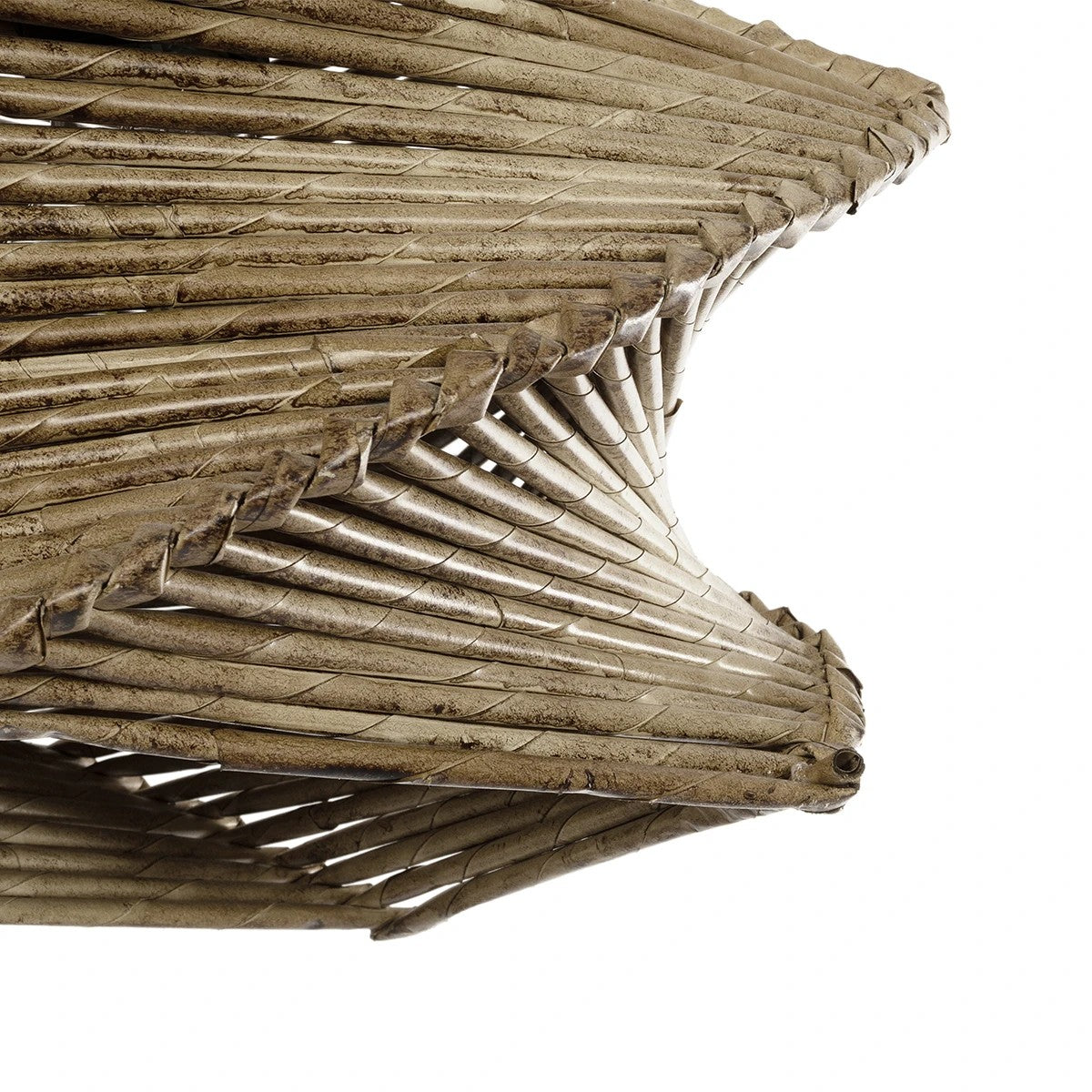 HUSLE 205-0043 Boho Κρεμαστό Φωτιστικό Οροφής με Ντουί 1 x E27 AC 220-240V IP20 - Μπεζ - M28 x Π28 x Υ19