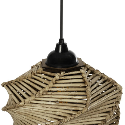 HUSLE 205-0044 Boho Κρεμαστό Φωτιστικό Οροφής με Ντουί 1 x E27 AC 220-240V IP20 - Μπεζ - M24 x Π24 x Υ21