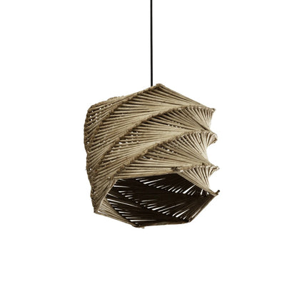 HUSLE 205-0045 Boho Κρεμαστό Φωτιστικό Οροφής με Ντουί 1 x E27 AC 220-240V IP20 - Μπεζ - M31 x Π31 x Υ28