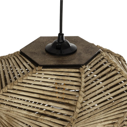 HUSLE 205-0045 Boho Κρεμαστό Φωτιστικό Οροφής με Ντουί 1 x E27 AC 220-240V IP20 - Μπεζ - M31 x Π31 x Υ28