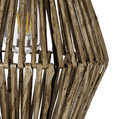 CASTILLO 205-0046 Boho Κρεμαστό Φωτιστικό Οροφής με Ντουί 1 x E27 AC 220-240V IP20 - Μπεζ - M26 x Π26 x Υ36