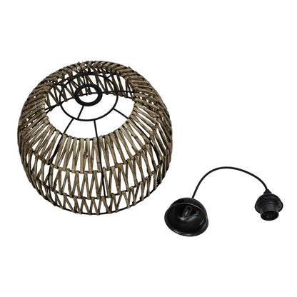 ARANCIA 205-0047 Boho Κρεμαστό Φωτιστικό Οροφής με Ντουί 1 x E27 AC 220-240V IP20 - Μπεζ - M35 x Π35 x Υ26