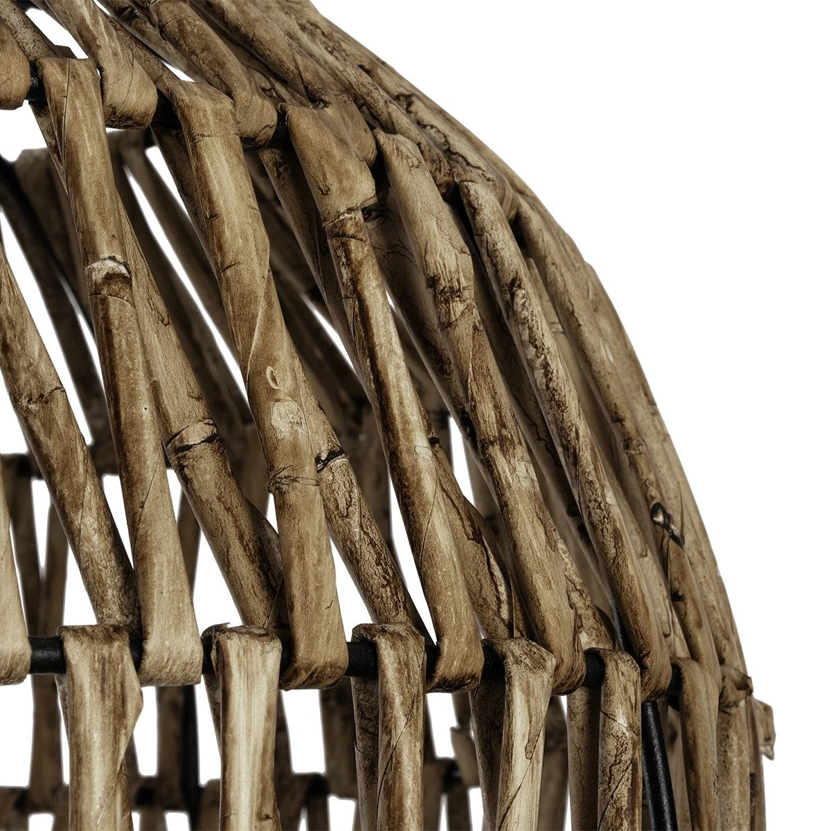 ARANCIA 205-0047 Boho Κρεμαστό Φωτιστικό Οροφής με Ντουί 1 x E27 AC 220-240V IP20 - Μπεζ - M35 x Π35 x Υ26