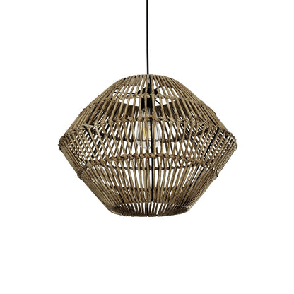 KEGEL 205-0048 Boho Κρεμαστό Φωτιστικό Οροφής με Ντουί 1 x E27 AC 220-240V IP20 - Μπεζ - M46 x Π46 x Υ35