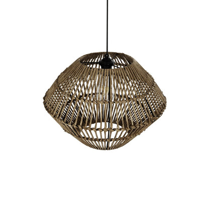 KEGEL 205-0048 Boho Κρεμαστό Φωτιστικό Οροφής με Ντουί 1 x E27 AC 220-240V IP20 - Μπεζ - M46 x Π46 x Υ35